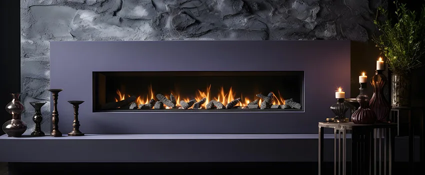 Ember Bed for Ventless Gas Fireplace in Millcreek, UT