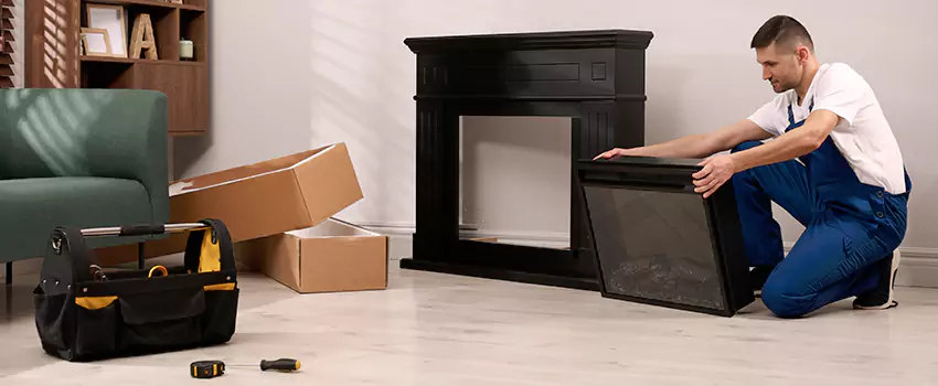 Old Rusted Metal Fireplace Repair And Replacement in Millcreek, UT